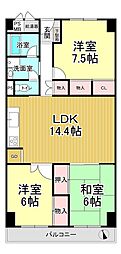 間取図画像 3LDK