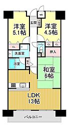間取図画像 3LDK