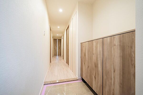 ◆玄関◆ローレルコート　城北公園通り　1番館　大阪市　都島区　毛馬町　三丁目　中古　マンション　3LDK　角部屋　南