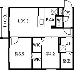 物件の間取り