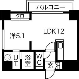 SEIRA南郷7 1LDKの間取図画像