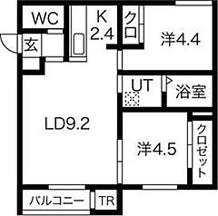 物件の間取り