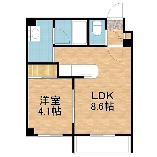 同じ建物の物件間取り写真 - ID:201022288333