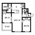URBAN FLATS 中の島1階9.5万円