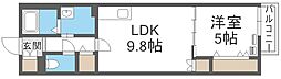 札幌市豊平区平岸五条13丁目マンション 1LDKの間取図画像