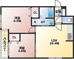 物件の間取り