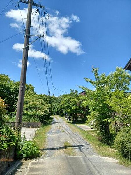 現地までの道路になります。