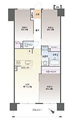 アンピール教育大前 3LDKの間取図画像