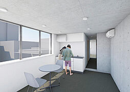 toggle南品川 3階1LDKのリビング/ダイニング