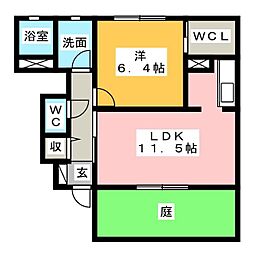 間取図画像 1LDK