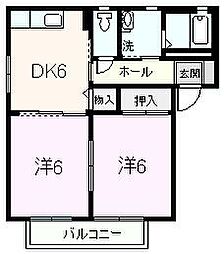 間取図画像 2DK