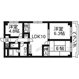 ラ・グラッツェ大久保 3LDKの間取図画像