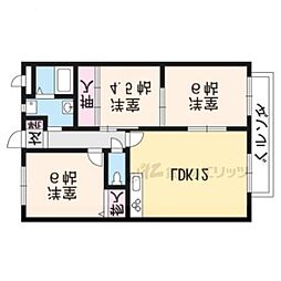 パインフィールド 3LDKの間取図画像