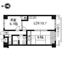 Ｍレヴェンテ 5階2LDKの間取り