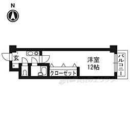 ONK.36 1Kの間取図画像