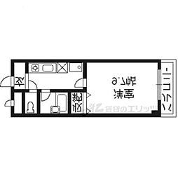 ハートフルマンション 1Kの間取図画像