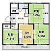 男山第3住宅202棟2階4.4万円