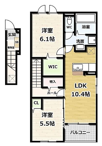 同じ建物の物件間取り写真 - ID:226065609201