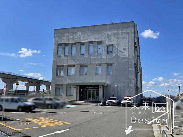 警察署、交番「城陽警察署まで1503m」
