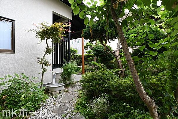 お庭