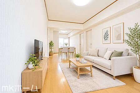 ※家具はCGイメージ画像です。通風と採光を考慮したリビングは家族が自然と集まる空間となります!