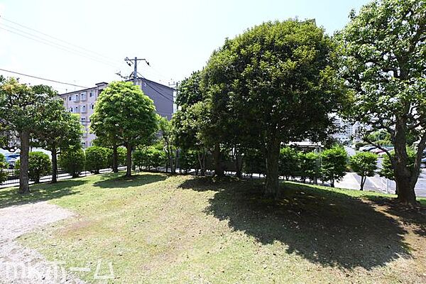抜けるような眺望はマンションならではですね！1階のお部屋ですので陽当たりも良好です！