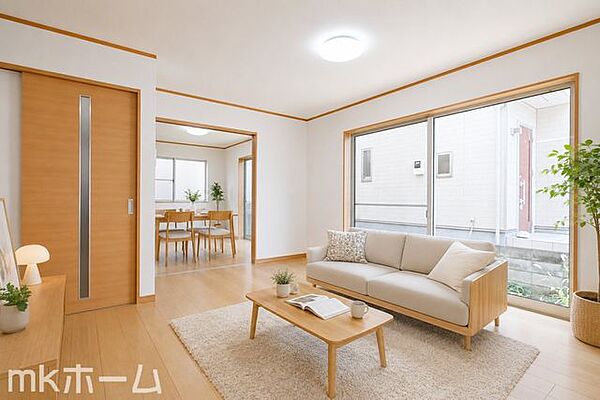 ※家具はCGイメージ画像です。多くの時間を過ごす空間だからこそ採光にはこだわりたいですね！