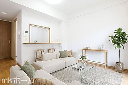 ※家具はCGイメージ画像です。光あふれる開放的なリビングは自然と家族が集まる空間!