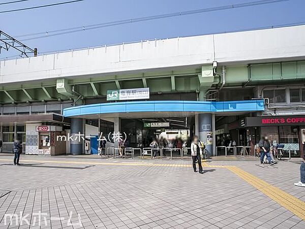 亀有駅(JR 常磐線) 徒歩30分。 2350m