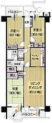 モア・ステージ南柏 3LDKの間取図画像