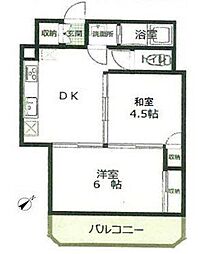 間取図画像 2DK
