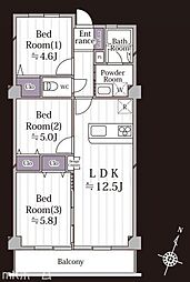 間取図画像 3LDK