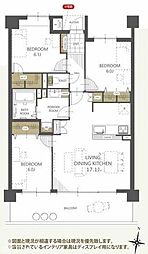 間取図画像 3LDK