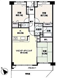 ユーカリシティ志津 3LDKの間取図画像