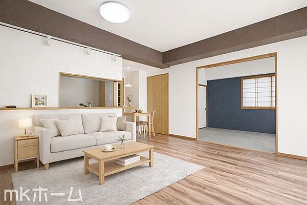 ※家具はCGイメージ画像です。通風と採光を考慮したリビングは家族が自然と集まる空間となります！