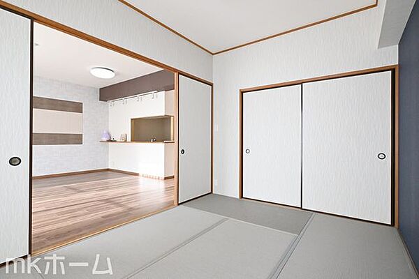 あると落ち着く和室には押入も完備されており、客間としてだけでなく収納などに利用できるスペースです！