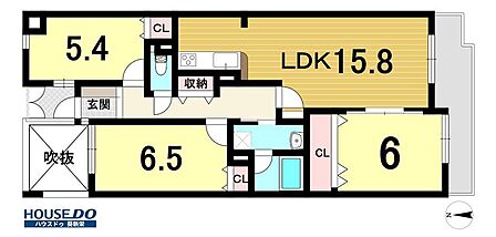 3LDK 間取り