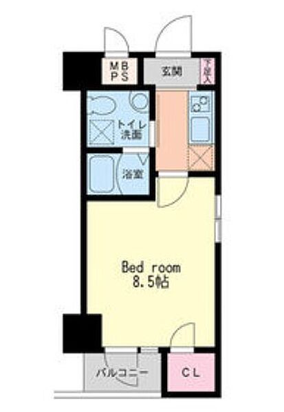 HS梅田EAST ｜大阪府大阪市北区西天満5丁目(賃貸マンション1K・12階・26.78㎡)の写真 その2