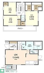 上北沢1丁目戸建 3LDKの間取り