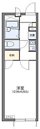 レオパレスステラ 2階1Kの間取り