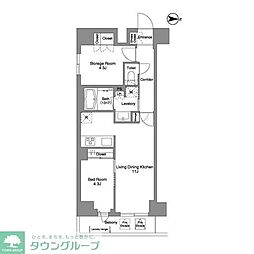 ＬｕｍｉＣｏｕｒｔ　ＭＩＴＡＫＡ 6階1SLDKの間取り