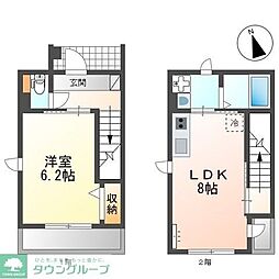 Ｌｉｔｔｌｅ　Ｇｌｅｅ（リトル・グリー） 1階1LDKの間取り