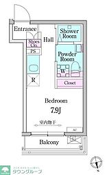 デュオメゾン高円寺駅前 3階ワンルームの間取り