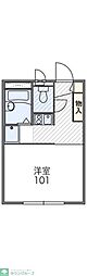 レオパレスｍａｉｓｏｎ　ｈｕｉｔ・ｃｉｎｇ 2階1Kの間取り