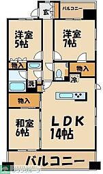 間取図画像 3LDK