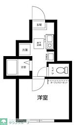 ピッコラシエナ 1Kの間取図画像