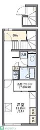 レオパレスヴィラージュ 1Kの間取図画像
