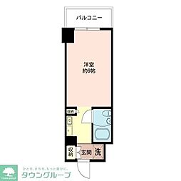 吉祥寺本町ビューハイツ ワンルームの間取図画像