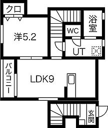 ボナール3 1LDKの間取図画像