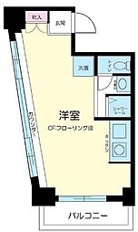 プログレス下高井戸 ワンルームの間取図画像